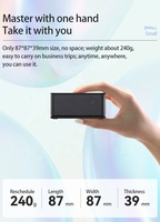 Nouveau mini PC N5105, trois écrans, sortie 4K, léger, compatible avec Win10, 12V 2.5A, faible consommation, ordinateur de bureau