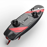OEM Ensemble de foil de surf universel pour sports nautiques, avec lame en aluminium moulé et aile en carbone, noir, 4 kg, Mould