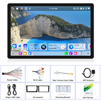 Autoradio Android Podofo 13''/11.5'' Double Din 4+64G 1080P Écran Incell CarPlay/Android Auto sans fil GPS WiFi OEM Vente en gros