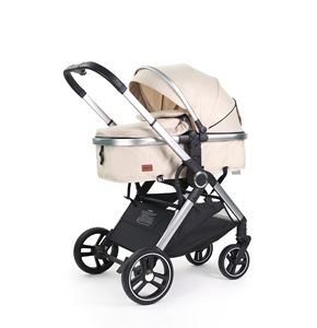 Passeggini per Bambini Passeggino Pieghevole di Lusso 4 in 1 con Seggiolino Auto e Carrozzina Alta Visibilità, Set Passeggino 3 in 1 - Product Image 5