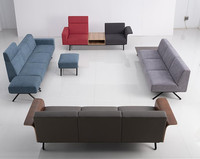Canapé de bureau moderne de haute qualité, ensemble simple, OEM, style personnalisé, acier inoxydable, emballage tendance