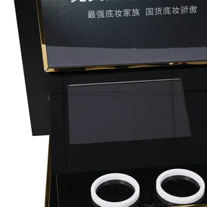 Soporte <span class=keywords><strong>de</strong></span> exhibición cosmético <span class=keywords><strong>de</strong></span> metal y acrílico personalizado con sensor y pantalla LCD - Product Image 3
