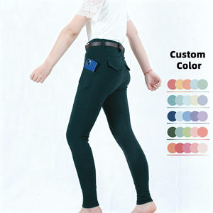 Pantalon d'équitation en silicone intégral respirant et extensible avec poches – Fabricant de culottes d'équitation - Product Image 3