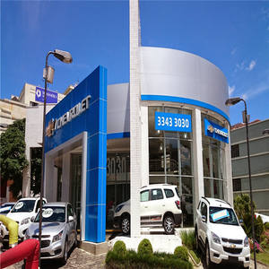 Panneau de construction en aluminium, 1 pièce, économique, moderne, revêtement mural, panneau composite en aluminium, ACM/ACM - Product Image 3