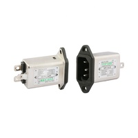Prise monophasée VIIP IEC 320 C14 avec fusible et alimentation à découpage, filtre EMI/RFI, réseaux LC/RC, catégorie de produits