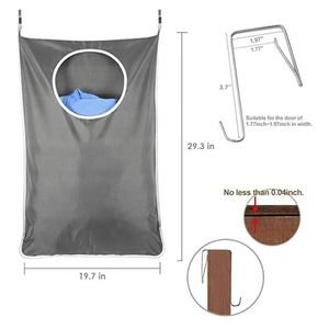 Hot Selling Hanging <b>Laundry</b> Bag Behind the Door Is Suitable for Hanging Dirty Clothes and Saving Space - Product Image 4