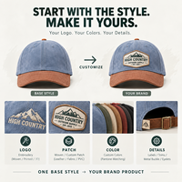 Casquette de baseball en faux daim bicolore en stock, vente en gros, casquette vierge pour marques de streetwear et activités de plein air