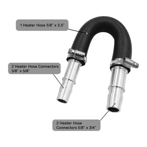 626-001 Universal Engine Heater Core Bypass Kit with 5/<strong>8</strong>&quot; and 3/4&quot; <strong>Hoses</strong> Suitable for Most Heater <strong>Hoses</strong> - Product Image 6