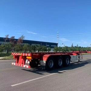 Semirremolque Esqueleto <span class=keywords><strong>para</strong></span> Contenedores de 13 m, Chasis de Remolque de 3 Ejes <span class=keywords><strong>para</strong></span> Transporte de Contenedores de 20 y 40 pies - Product Image 1