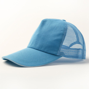 Gorra Trucker Deportiva Unisex Personalizada de Lona, Lisa, para Bordar, de 5 Paneles, Transpirable, Impermeable, Estilo Hip Hop, para Verano y Aire Libre - Product Image 2