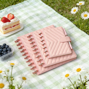 Cuaderno de Piel Sintética de Lujo Acolchado 2026 de Gran Venta con Cierre a Presión - Set de Planificador - Product Image 2