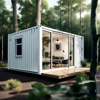 Casa Contenedor Prefabricada Personalizable, Casa Modular de Acero de Color para Vivienda en Villas y Resorts