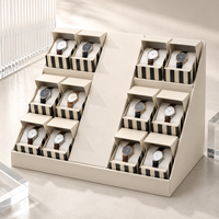 Boîte de rangement pour montres de luxe en carton rigide, carrée, écologique, avec logo personnalisé imprimé, options personnalisables, robuste