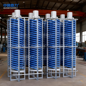 Chute spirale motorisée à faible entretien et anti-obstruction, 22-105 TPH, haute rigidité, à grains fins, pour minerai de lithium, spodumène et beryle - Product Image 3