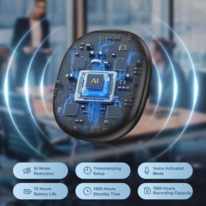 Grabadora magnética activada por voz de 128G con 1600 horas de almacenamiento de grabación Grabadora de audio en el USB-C Dispositivo de escucha portátil MP3 - Product Image 2