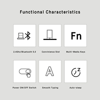 Vente chaude MULTI-DEVICE Teclado Ergonmico 98 touches Clavier Sans Fil BT 2.4 Ghz Double Modes Clavier Sans Fil Avec Support D'ordinateur Portable