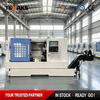 TENAKS TCK52 Machine-outil combinée de tournage et de fraisage CNC à lit incliné de haute précision, Prix du tour CNC