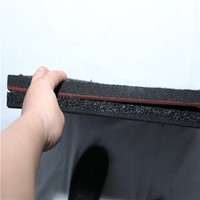 Dalles de caoutchouc inodores 1mx1mx20mm, revêtement de sol en caoutchouc antichoc pour salle de sport, revêtement de sol en caoutchouc de 20mm pour salle de sport