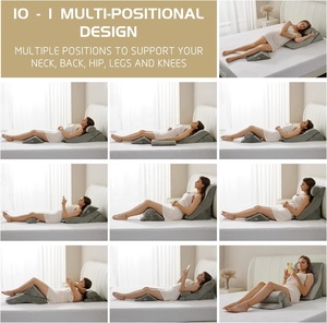 <strong>Memory</strong> <strong>Foam</strong> Reading Bed <strong>Pillow</strong> Back Cushion Ergonomic Wedge Sleeping <strong>Pillows</strong> - Product Image 6