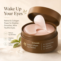Patchs Hydrogel Encapsulés au Rétinol et au Collagène OEM/ODM pour le Contour des Yeux – Masque Doux Anti-Cernes