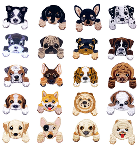 Parches Termoadhesivos con Diseño de Perro Adorable para Decoración o Reparación, Ideales para Ropa, Mochilas, Jeans, Camisetas, Gorras, Zapatos - Product Image 1