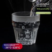 Gobelet en plastique PC résistant aux hautes températures - Écologique, compatible lave-vaisselle, couleur et logo personnalisables, résistant à l'ébullition, idéal pour les fêtes et l'extérieur