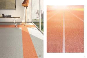 Losetas de Alfombra Modulares, Resistentes al Fuego, Modernas, de 24 x 24, Amarillas, de Nailon, con Base Acolchada, para Pegar, Color Naranja Vibrante - Product Image 4