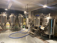 Équipement de micro-brasserie en acier inoxydable de 3BBL à 10BBL avec cuve sous pression et moteur pour la brassage automatique de bière