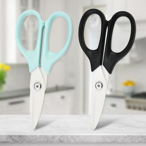 Tijeras de cerámica grandes de 7 pulgadas para comida de bebé, cocina, verduras, alimentos cocinados, uso industrial y aplicaciones domésticas. - Product Image 4