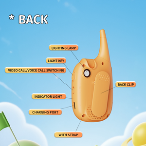 2 Pack Talkies-Walkies Vidéo pour Enfants avec Connexion Claire, Envoi de Photos Selfie, Voix et Émojis, Cadeau pour Garçons et Filles, Nouvelle Mise à Niveau - Product Image 3