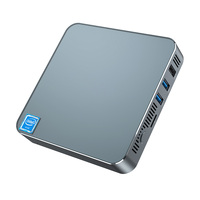 Mini PC Apollo Lack Metal AK7 4G 64G W 10 Linux CPU N3350 J3455 para Pantalla Exterior, Conexión de Proyector y Uso en Juegos