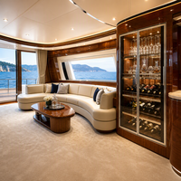SPT AR9905 Verre trempé 5 mm style européen pour yacht, armoire à vin de salon, faible réflexion, réduit l'éblouissement, améliore la lumière naturelle