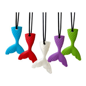 Collar Mordedor de Silicona de Grado Alimenticio con Diseño de Sirena, Cadena de Cuerda, Suave, Sensorial, para Niños, Libre de BPA, Juguete para Autismo, ¡Gran Venta! - Product Image 6