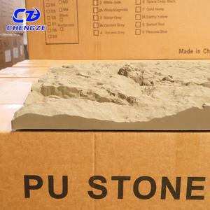 Đôi bên khuôn xi măng thành phần rỗng gạch <span class=keywords><strong>3D</strong></span> PU đá tường Bảng điều khiển - Product Image 3