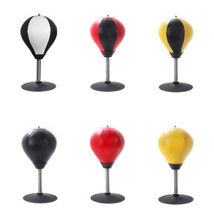 Ballon de boxe de bureau à ventouse pour enfants et adultes, ballon de frappe gonflable pour soulager le stress et la tension à la maison et au bureau - Product Image 2