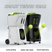 PUSUN PT-Smart Pro-2 mesin bola tenis profesional, peralatan latihan aplikasi cerdas portabel logam ABS 100 +