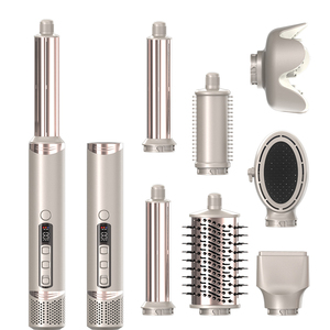 Conjunto de Secador de Cabelo 8 em 1 com Escova Quente, Ferro de Ondular Profissional, Ferramenta de Alisamento e Secagem Rápida - Product Image 4