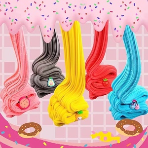 Kit de slime aux fruits pour filles, extensible et non collant, idéal pour les fêtes, avec slime fraise, cerise, breloques mignonnes, etc. - Product Image 5