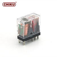 Relais électromagnétique d'approvisionnement de magasin d'usine ARJ ARM ARL LED relais universel 11 broches Miniature 1A Contact 12VDC bobine 12V PCB utilisation