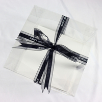 Boîtes à gâteau transparentes en plastique de 4, 6, 8, 10, 12, 14, 16 pouces, boîtes à gâteau transparentes en acétate pour anniversaire et mariage, 12 x 12 x 6