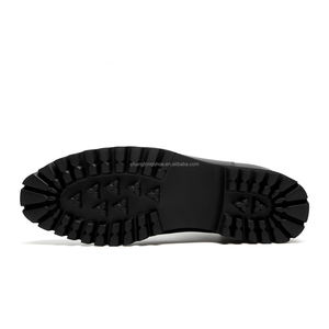 מפעל הסיטונאי גברים קיץ סתיו חורף גובה גובה גובה נעליים 8 ס "מ שחור אמיתי - Product Image 4