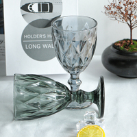Haute qualité luxe vente chaude mariage coloré maison Bar accessoires boire vin tasse cristal vin gobelet verre tasse