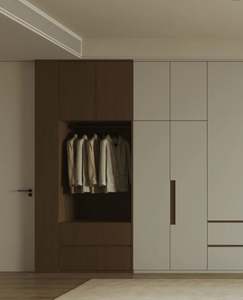 Armoire convertible moderne de luxe, dressing, coiffeuse, mobilier minimaliste de haute qualité européenne, taille personnalisée pour la maison, MDF - Product Image 3