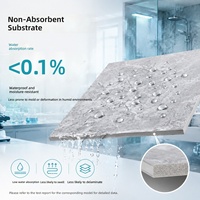 Panneaux muraux en composite pierre-plastique SPC, lambris pour salles de bain, zones de douche, murs extérieurs, panneaux à installation rapide