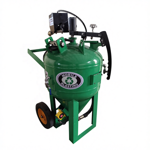 Sabbiatrice ad Acqua Portatile Ecologica con Pompa e Motore per Ristrutturazione di Macchinari Vecchi e Regolazione dello Stress Superficiale - Product Image 1