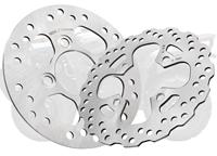 Quad ATV Parts 41080-1534 163mm 200mm Ensemble de disques de frein à Rotor avant arrière pour Kawasaki KFX 450 KFX 450R 2008-2015 KFX700 2004-2011
