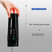 Chauffe-Eau de Voiture 12V/24V Intelligent, Tasse Isotherme Électrique avec Affichage Digital, Bouilloire Universelle pour Voiture
