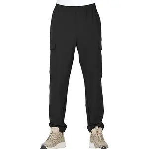 Ready To Ship Men Top Quality Stretch Durable Outdoor Cargo Pants Hiking Pants Waist Drawstring Design Pants