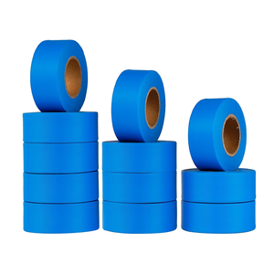 2 ''* 50m 높은 가시성 크리스마스 트리 일반 블루 하이킹 캠핑 리본 트레일 마킹 플래그 테이프 - Product Image 1