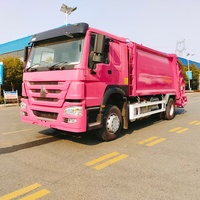 Camión Compactador de Basura de Servicio Pesado HOWO de 25 Toneladas con Cargador Trasero Automático, 371HP, 400HP, 460HP, 8X4, 6X4